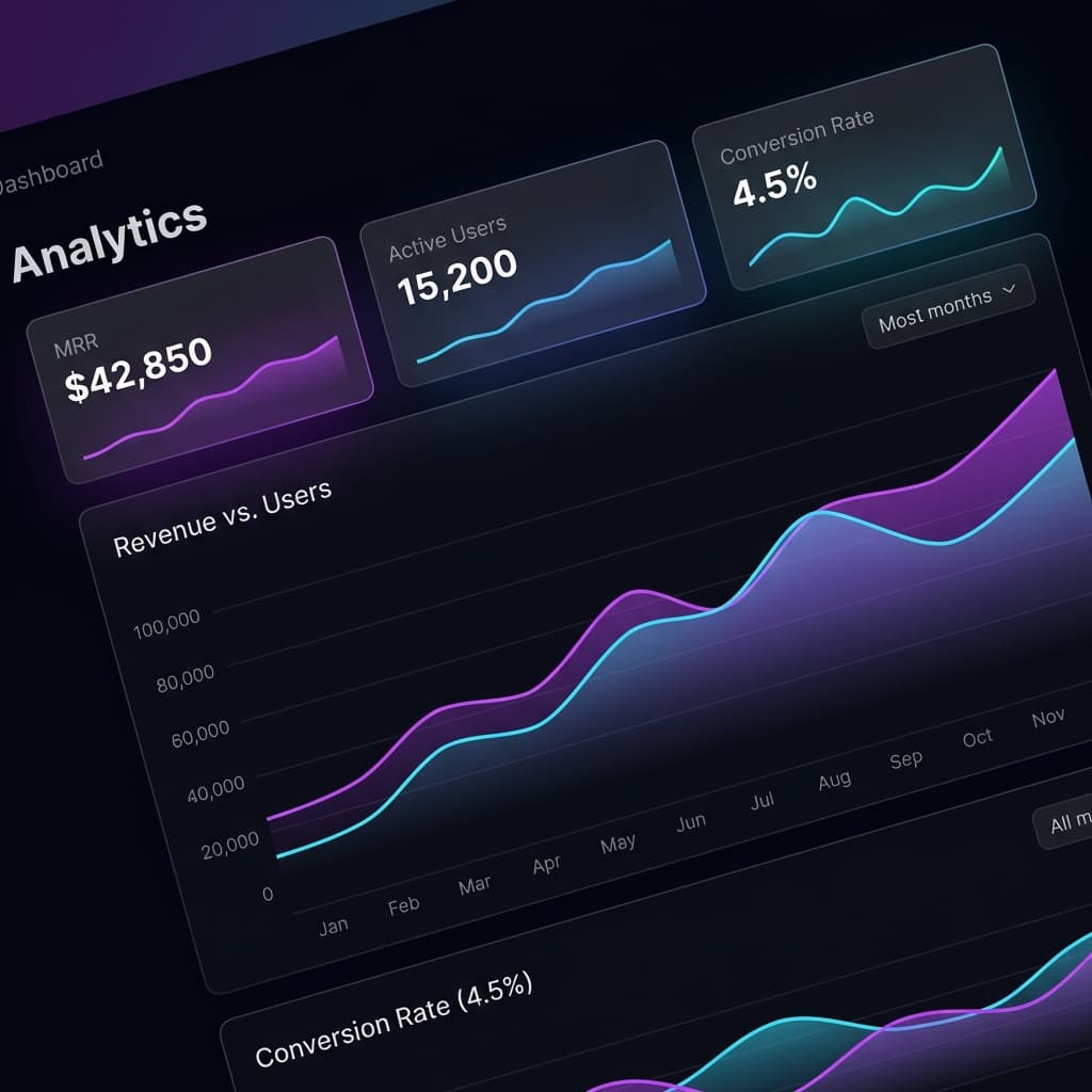Preview do tipo de SaaS construido na formação